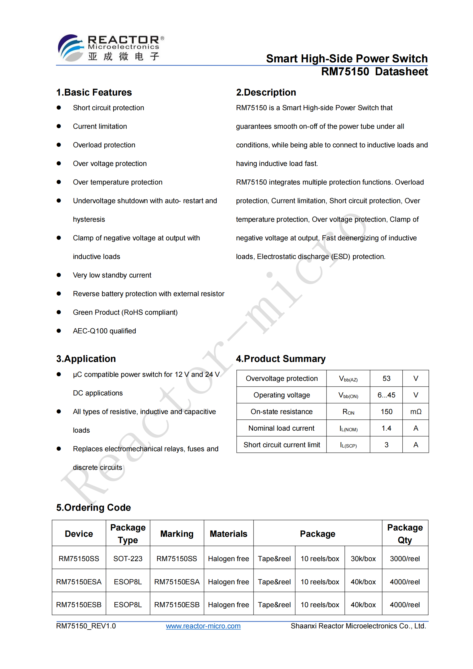 RM75150 Datasheet_V1